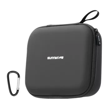 Sunnylife NE2-B122-D Leather Case with Mesh Pocket for DJI Neo 2, Black