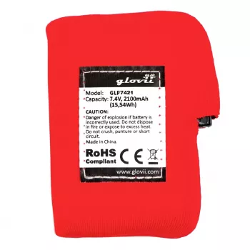 Batterie Li-Polymer Glovii 2100 mAh 7,4V pour gants et bonnets chauffants