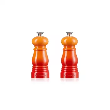 Ensemble de moulins à sel et à poivre Le Creuset 11 cm Volcanic Orange