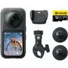 Caméra d'action 360° Insta360 X6, pack moto, 8K, noire