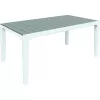 Table de repas de jardin Keter Harmony blanche/gris clair 29201231