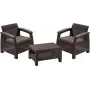 Ensemble de mobilier de jardin KETER Corfu Weekend marron