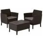 Ensemble de mobilier de jardin KETER Salemo Balcony Set marron