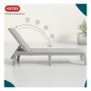 Bain de soleil KETER Atlas beige clair