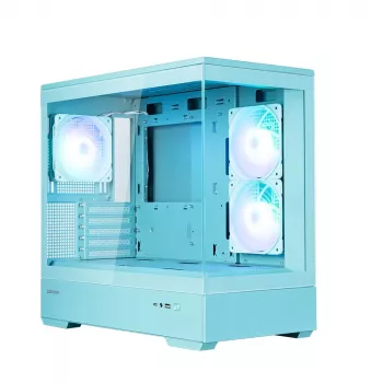 Zalman P30 V2, boîtier PC mATX Mini Tower, 3 ventilateurs 120 mm ARGB, menthe