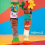 Chaussettes hautes enfant MADMIA Vaiana Moana 2 fleurs 3D Maui Disney / MD026