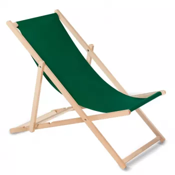Bain de soleil classique en hêtre GreenBlue GB183 vert foncé