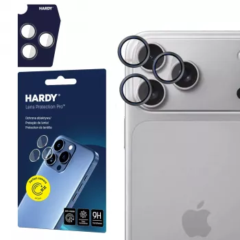 Protection d'objectif 3MK PROTECTION HARDY Lens Protection Pro pour Apple iPhone 18 Pro / 18 Pro Max noire