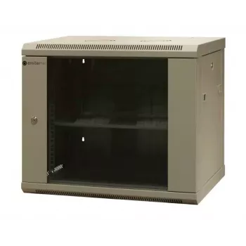 Armoire réseau murale 9U EMITER EM/AS6409X 600x450x500 mm avec porte en verre trempé
