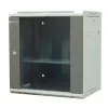 Armoire réseau murale 12U EMITER EM/AP6412 600x450x635mm porte en verre noir