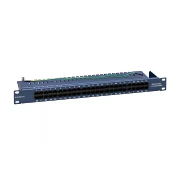 Panneau téléphonique/RNIS EMITERNET 19 inch 50xRJ45 (1U) bleu FN/TEL/FA850KT5084BK