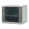 Armoire réseau murale 9U EMITER EM/AP6409 19 inch 600x450x500 mm gris, porte en verre trempé, verrouillable