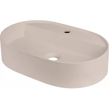 Lavabo en granit DEANTE à poser avec emplacement pour robinet - ovale