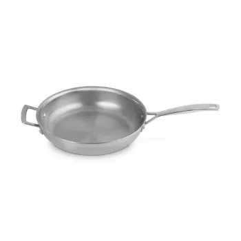 LE CREUSET Poêle en acier inoxydable 3 couches sans revêtement Ø28 cm