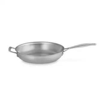 LE CREUSET Poêle en acier inoxydable 3 couches sans revêtement Ø28 cm