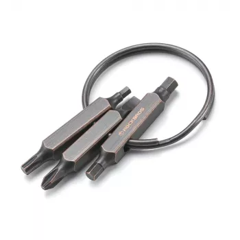 Multitool Rockbros VK-ARCO3 ROAD TO SKY porte-clés 6 en 1 - marron