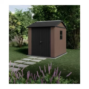 KETER Abri de jardin Newton Plus 7x7.5 marron