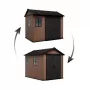 KETER Abri de jardin Newton Plus 9x7.5 marron