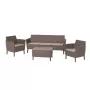 Ensemble de meubles de jardin KETER Salemo 3 Seater Set beige