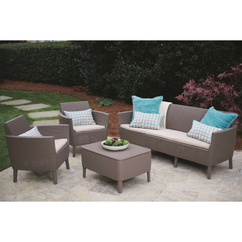Ensemble de meubles de jardin KETER Salemo 3 Seater Set beige