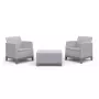 Ensemble de salon de jardin KETER Scandi Forma balcon, gris clair/gris acier foncé