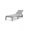 Bain de soleil KETER Atlas avec coussin, beige clair