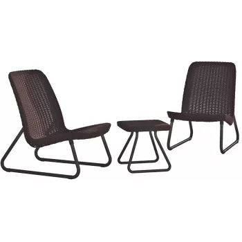 KETER Garden furniture set Rio Patio Set brown