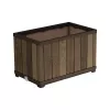 Jardinière rectangulaire KETER Deco noyer, pot de fleurs