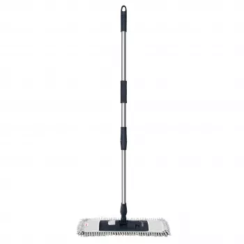 Balai microfibre MERY 45 cm avec manche télescopique en métal 80-140 cm Premium