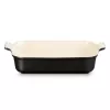 Le Creuset Rectangular Heritage Stoneware 32x24cm / 4L black