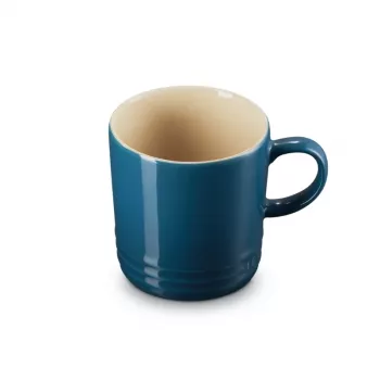 LE CREUSET Mug en grès 350ml bleu foncé