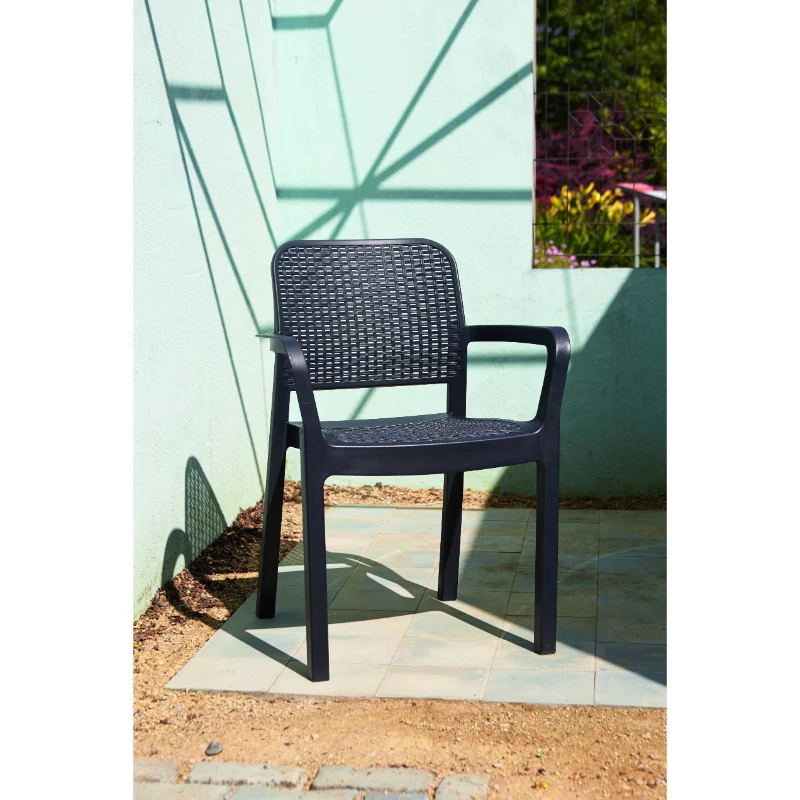 KETER chaise de jardin Samanna grise
