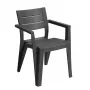 KETER chaise de jardin Julie grise