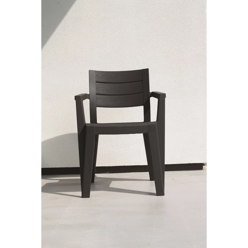 KETER chaise de jardin Julie grise