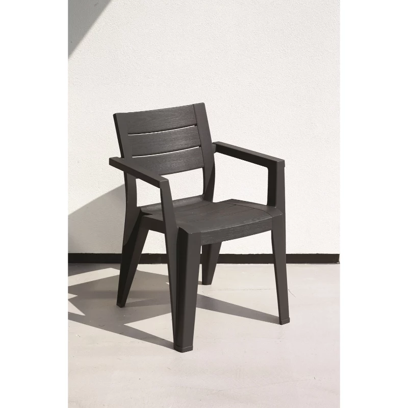 KETER chaise de jardin Julie grise
