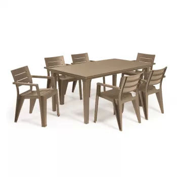 KETER chaise de jardin Julie beige