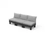 KETER Garden sofa three-seater Elements 3 Seater grey/light grey