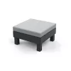 KETER tabouret/table de jardin Element avec coussin gris/gris clair