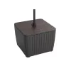 KETER Luzon table d'appoint pour parasol noyer/gris 29214820939