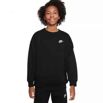 Sweat enfant Nike Sportswear Club Fleece noir FD2923 010 L