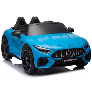Voiture sur batterie Mercedes AMG SL63 bleue vernie