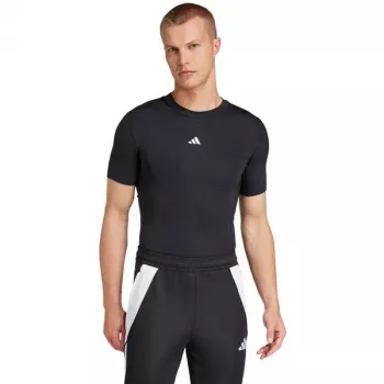 T-shirt à manches courtes adidas Techfit homme noir JP4674 S
