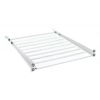 Étagère fixe rack DIGITUS TN-19-550-1U-GY 1U, profondeur 550 mm, gris RAL 7035, charge 25 kg