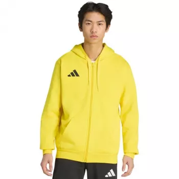Men's adidas Entrada 26 Full Zip Hoody sweatshirt yellow KF8964 2XL