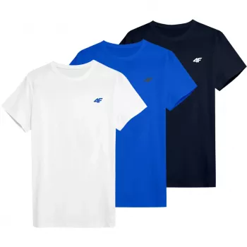 T-shirt homme 4F M4479 blanc, bleu, marine 4FWSS26TTSHM4479 90S 4XL