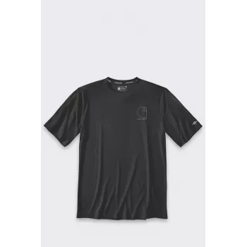 T-shirt manches courtes Sun Defender Lightweight Logo noir