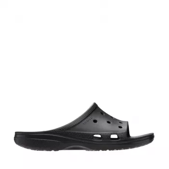 Claquettes Crocs Saturday Slide pour homme, noires, 213298-001, taille 45-46