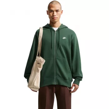 Sweat à capuche Nike Club BB FZ homme à fermeture éclair vert FN3861 323 L