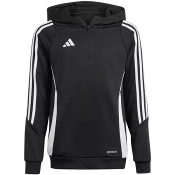 adidas Tiro 24 Training Hoodie children's sweatshirt black IJ9960 164cm
