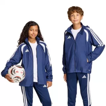 Coupe-vent enfant adidas Tiro 26 League Windbreaker bleu marine JY9725 140cm